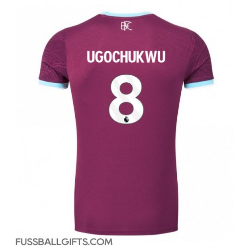 Burnley Lesley Ugochukwu #8 Fußballbekleidung Heimtrikot 2025-26 Kurzarm
